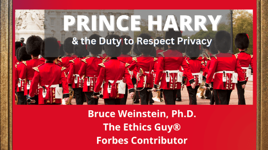 Prince Harry & The Duty To Respect Privacy