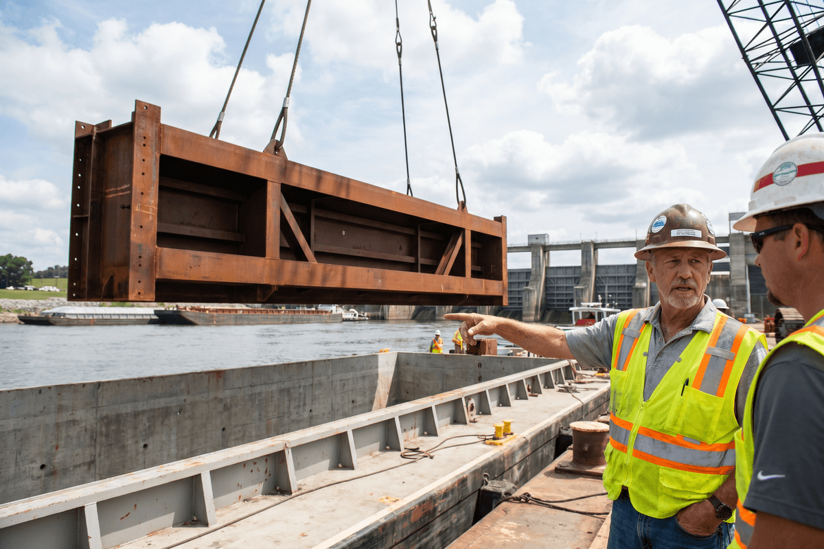 The 420-Ton Tightrope: What the Chickamauga Lock Replacement Teaches Us About Heavy Marine Civil Engineering