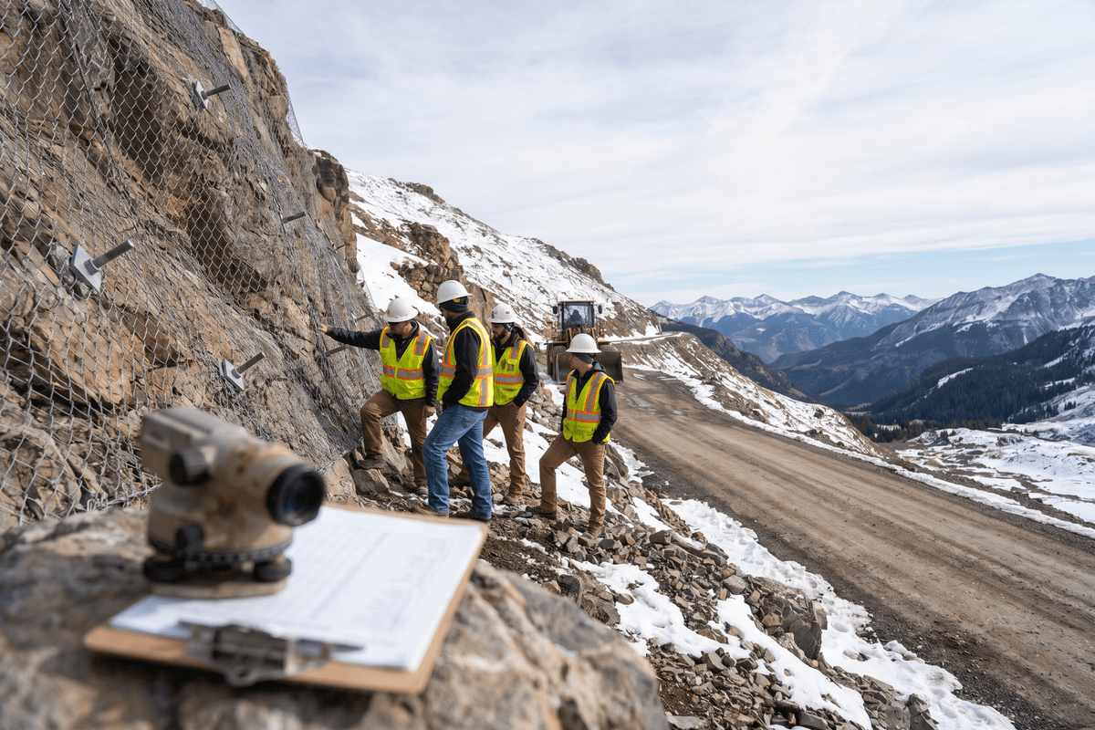The High-Altitude Crucible: Geotechnical Stabilization and the US 550 Red Mountain Pass Rehabilitation