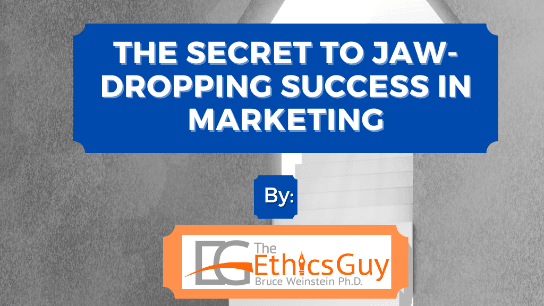 The Secret To Jaw-Dropping Marketing Success Turns Out To Be...