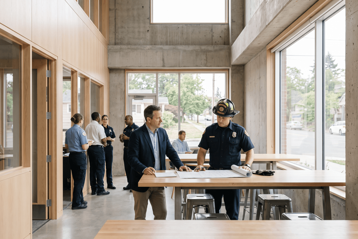 Operational Resilience Meets Civic Outreach: What 5plus’s London Fire Brigade Retrofit Signals for Public Sector Architecture